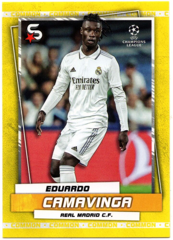 2022-23 Topps Superstars EDUARDO CAMAVINGA In-Action Yellow Parallel #41