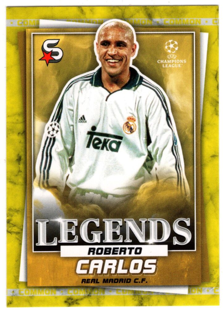 2022-23 Topps Superstars ROBERTO CARLOS Legends Yellow Parallel #194