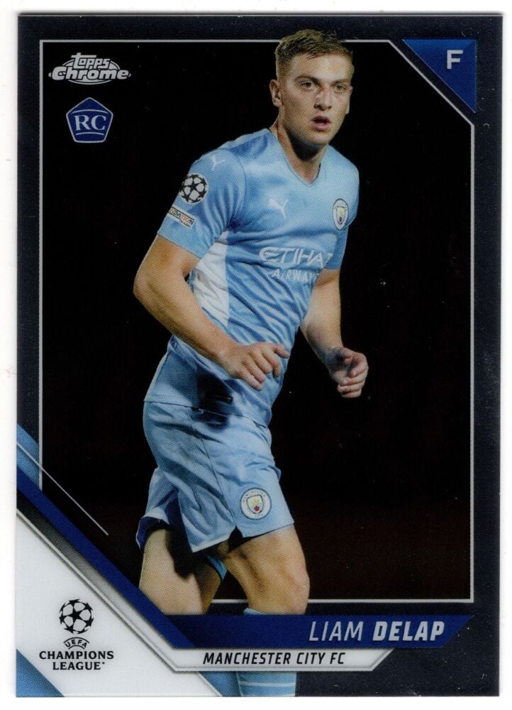 2021/22 Topps Chrome UEFA Champions League LIAM DELAP Rookie Base Card #114