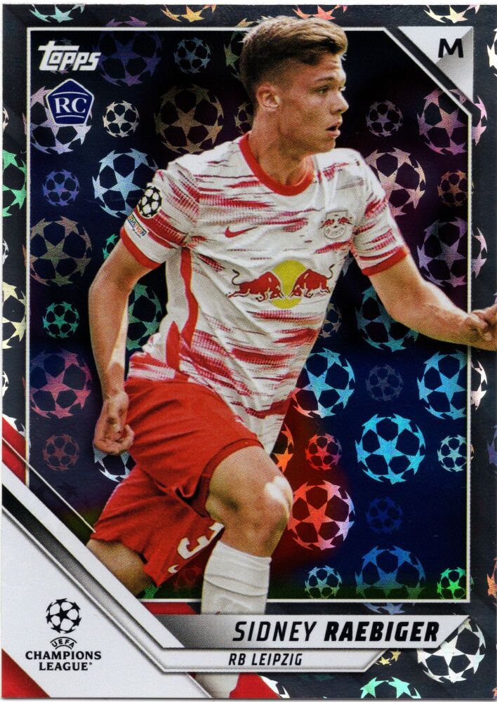 2021-22 Topps UCL SIDNEY RAEBIGER Rookie Starball Foil #110