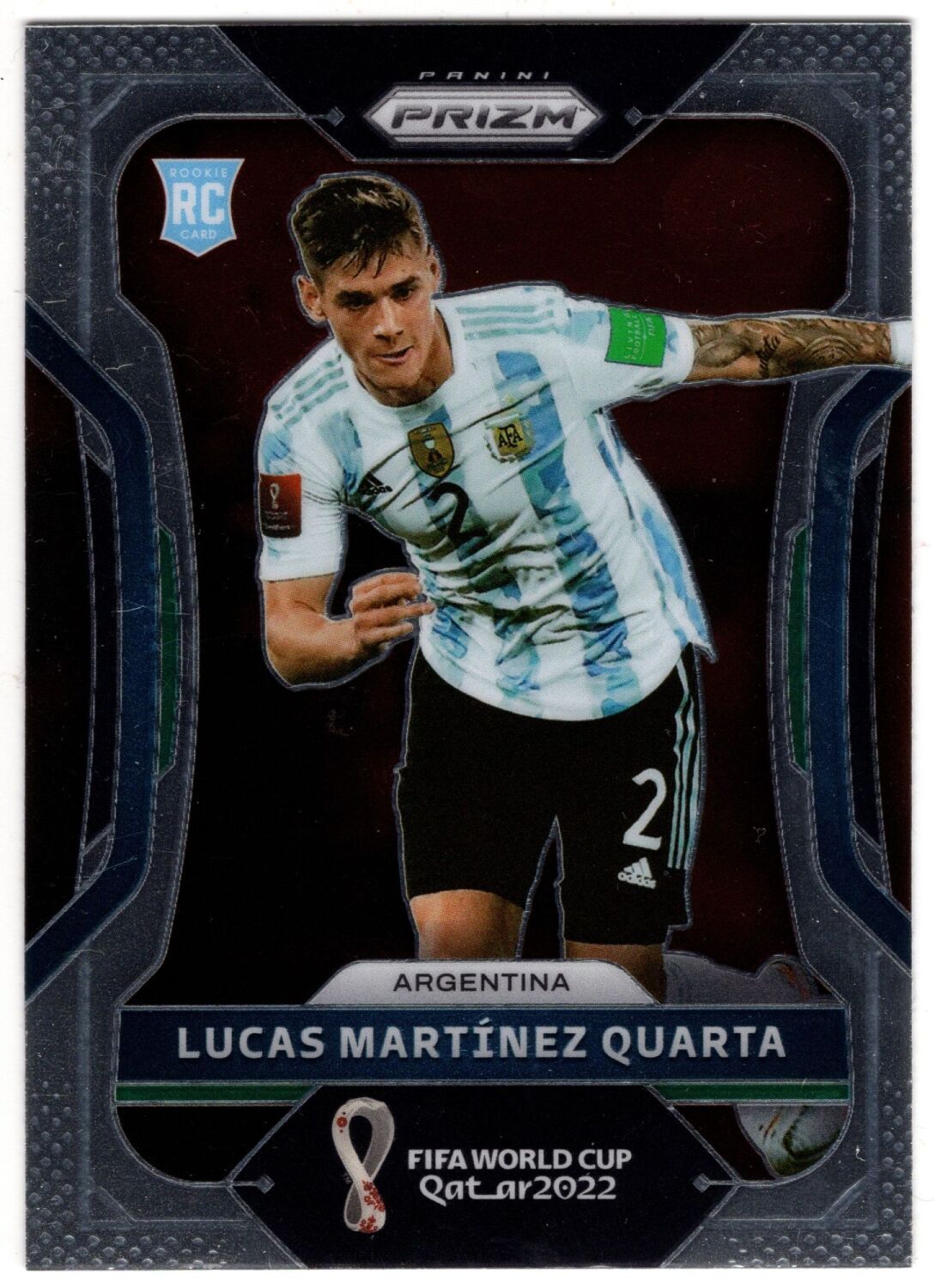 2022 Panini Prizm World Cup LUCAS MARTINEZ QUARTA Rookie Base Card #8