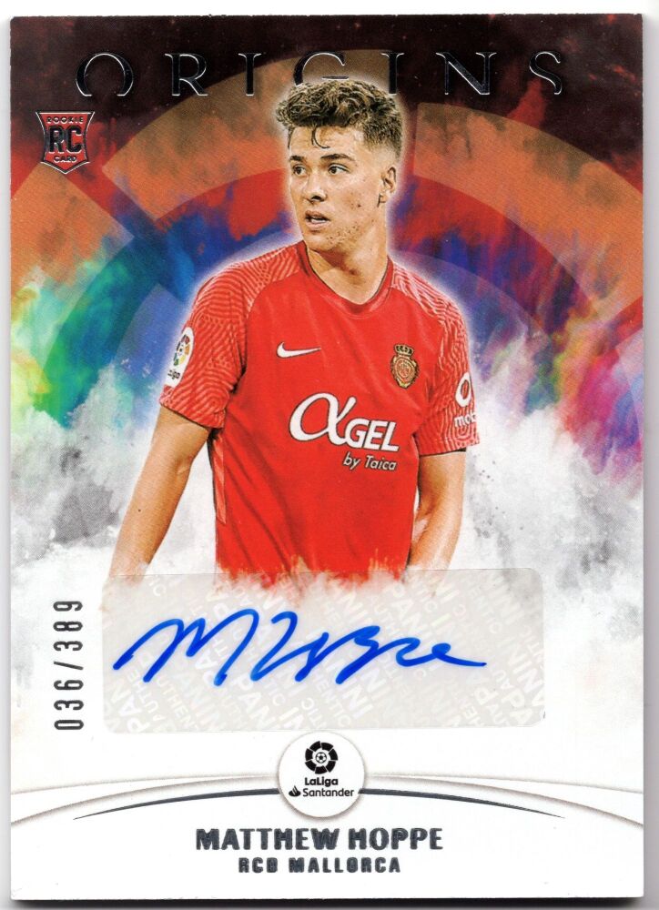 2021-22 Panini Chronicles Soccer MATTHEW HOPPE Rookie Origins Autograph /389 #O-HOP