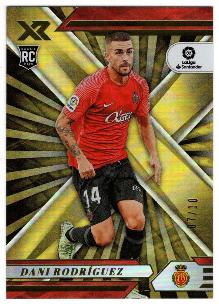 2021-22 Panini Chronicles Soccer DANI RODRIGUEZ Rookie XR Gold /10 #124