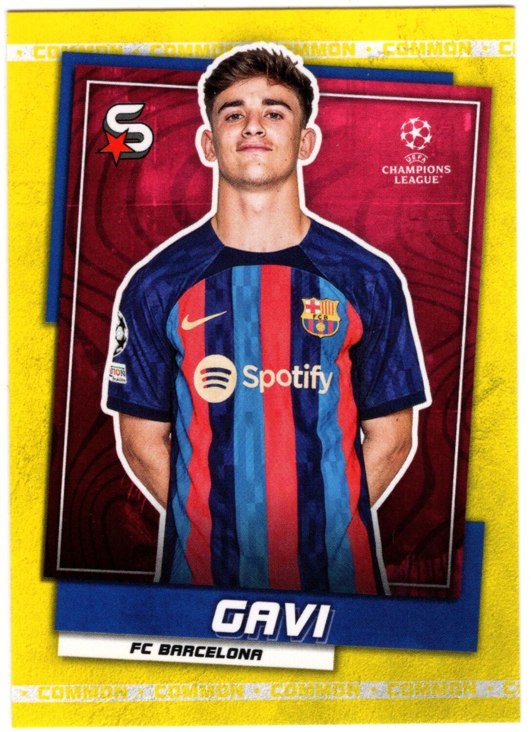 2022-23 Topps Superstars GAVI Yellow Parallel #51