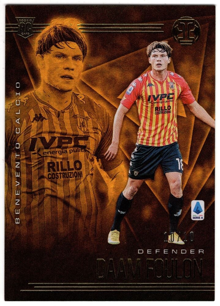 2020-21 Panini Chronicles Soccer DAAM FOULON Illusions Rookie Gold /10 #7