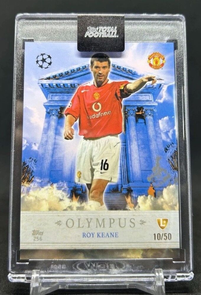2024-25 Topps Total Football ROY KEANE Olympus Blue Parallel /50 #256
