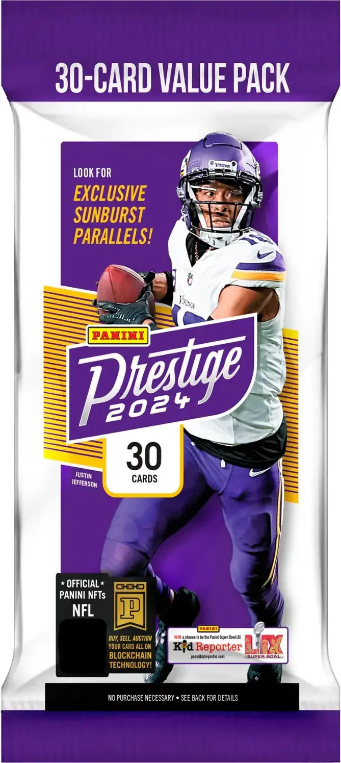 2024 Panini Prestige Football Value Fat Pack