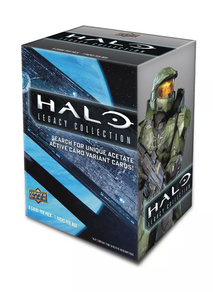 2023 Upper Deck Halo Legacy Collection Trading Card Blaster Box