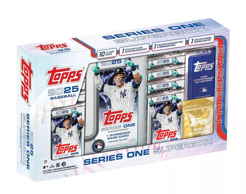 2025 Topps Series One Baseball Trading Card Super Box