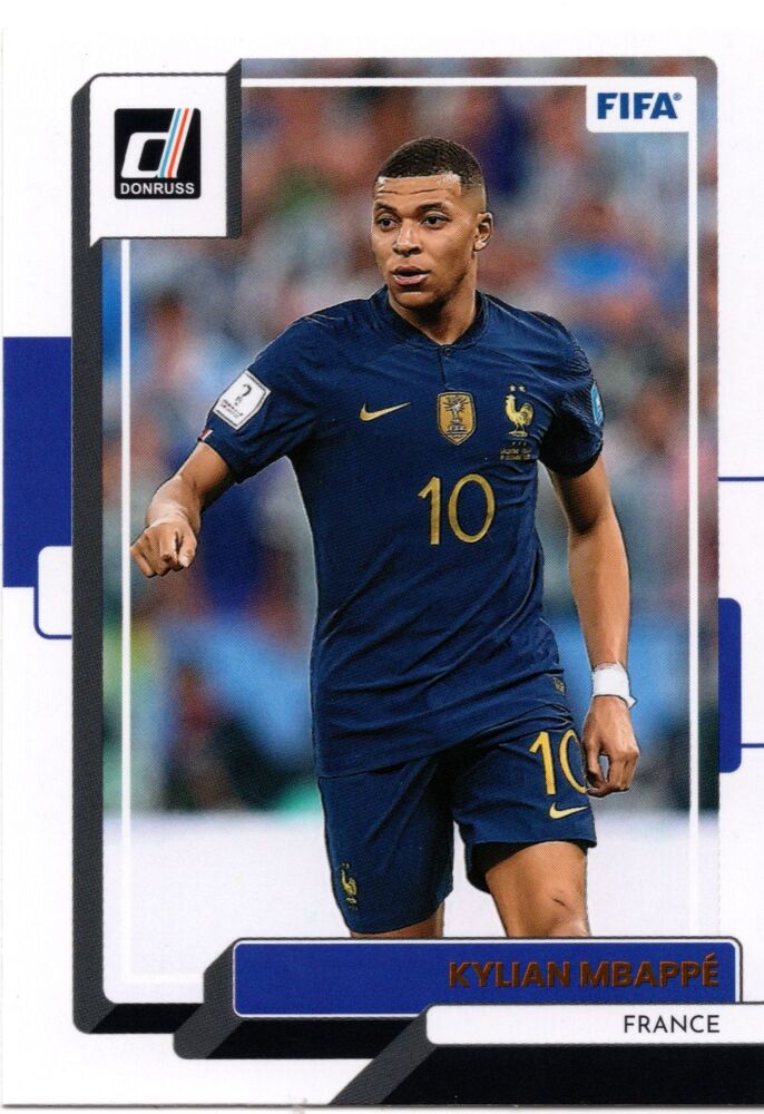 2022-23 Panini Donruss Soccer KYLIAN MBAPPE Base Card #51