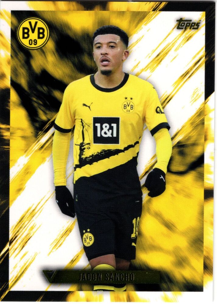 2023-24 Topps Vernissage Dortmund Team Set JADON SANCHO Base #BVBV-16