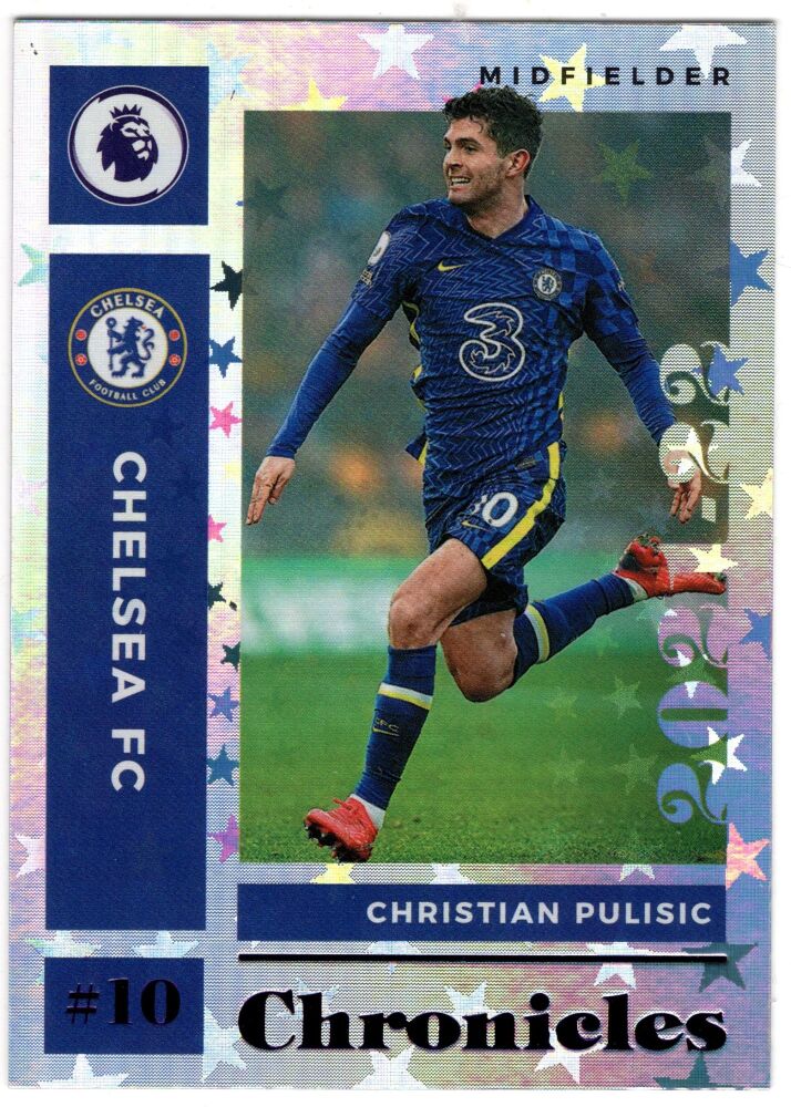 2021-22 Panini Chronicles Soccer CHRISTIAN PULISIC Purple Stars Foil #7