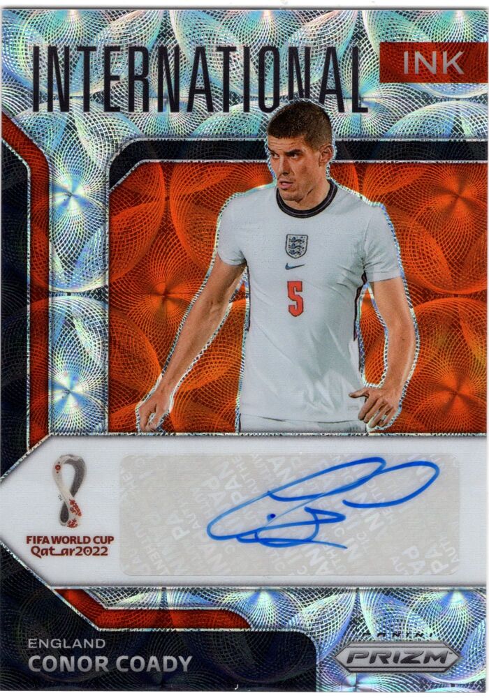 2022 Panini Prizm World Cup CONOR COADY International Ink Autograph Choice Scope Prizm #I-CC