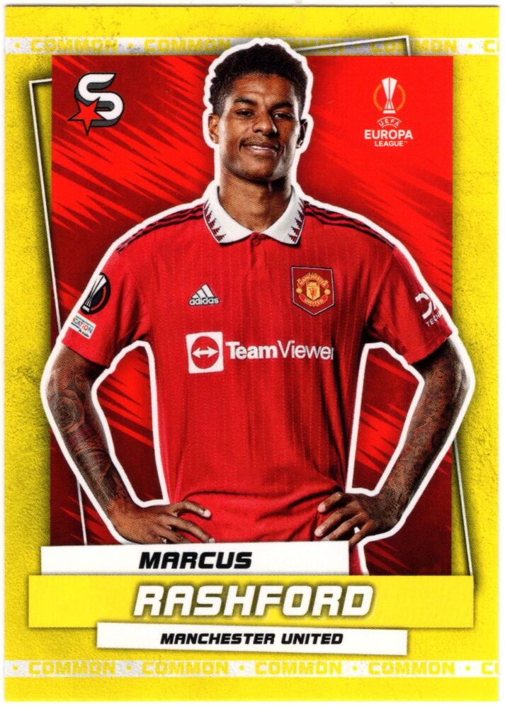 2022-23 Topps Superstars MARCUS RASHFORD Yellow Parallel #171