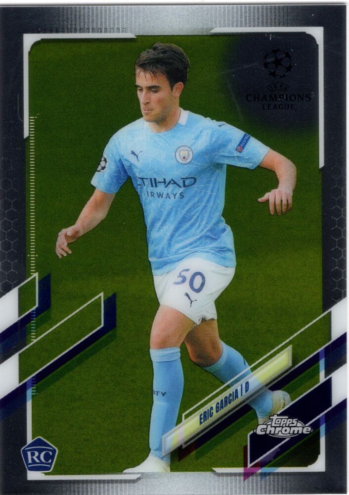 2020-21 Topps UCL Chrome ERIC GARCIA Rookie Base Card #96