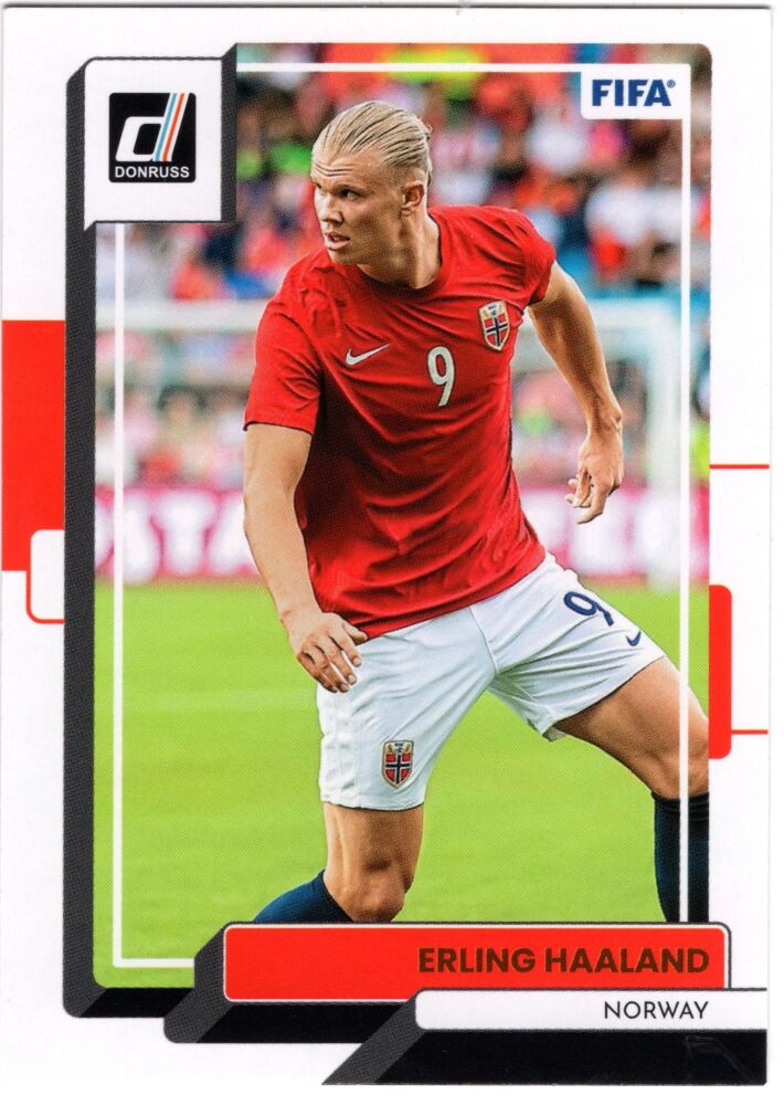 2022-23 Panini Donruss Soccer ERLING HAALAND Base Card #84