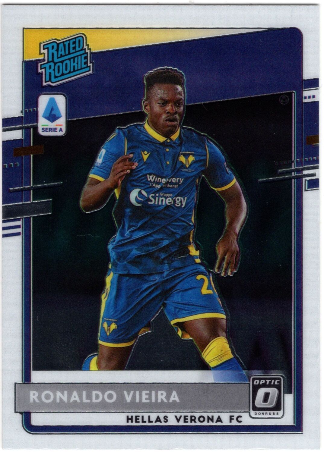2020-21 Panini Chronicles Soccer RONALDO VIEIRA Optic Rated Rookie #6