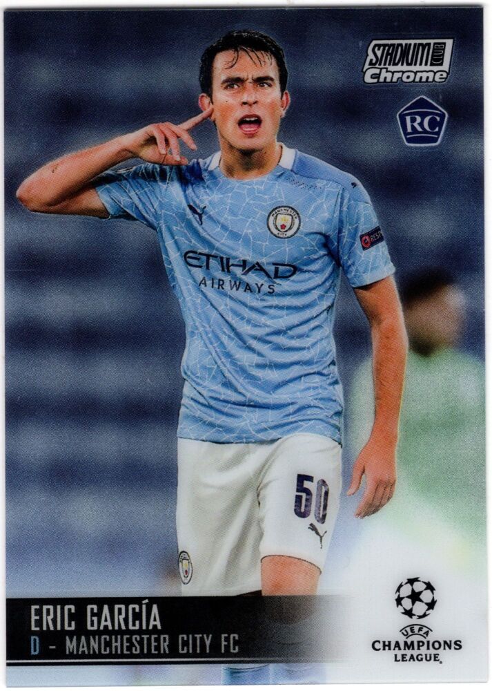 2020-21 Topps Stadium Club Chrome ERIC GARCIA Rookie Base Card #52