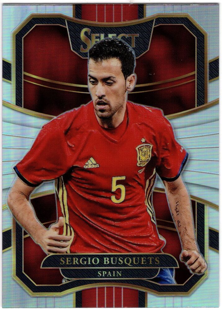 2017-18 Panini Select Soccer SERGIO BUSQUETS Silver Prizm #32