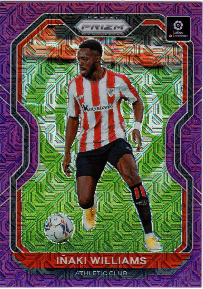 2021-22 Panini Chronicles Soccer INAKI WILLIAMS Purple Mojo Prizm #7