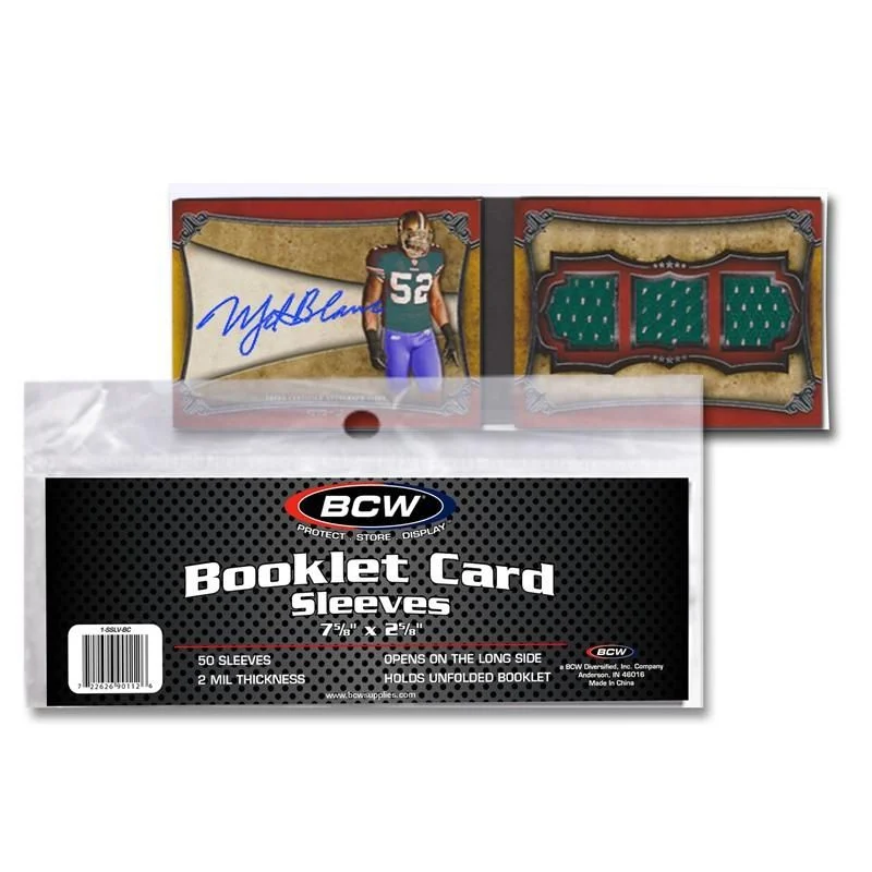 BCW Booklet Card Sleeves - Horizontal