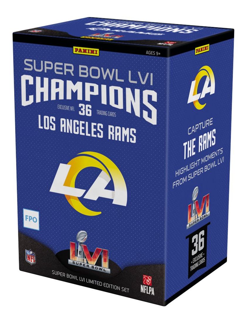 2022 Panini Los Angeles Rams Super Bowl LVI Champions Box Set