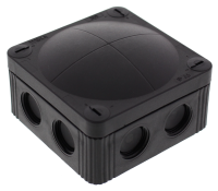 Wiska COMBI 308/5 BK Junction Box 85X85X51 Black