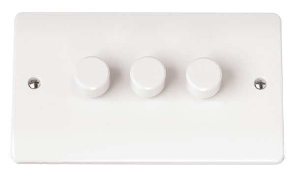 Click Mode 3 Gang 2 Way 250VA Dimmer Switch