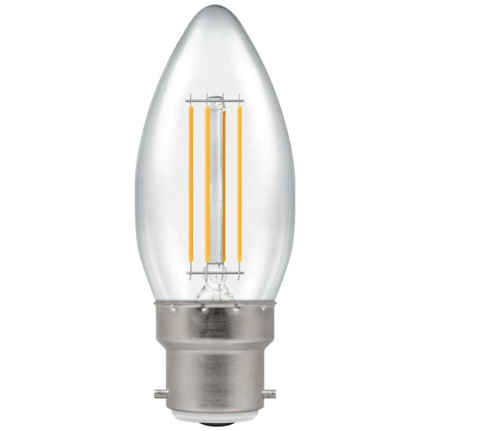 Dimmable LED 5w BC Warm White Candle