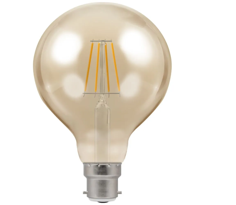 Dimmable LED 5W Filament Globe Lamp BC