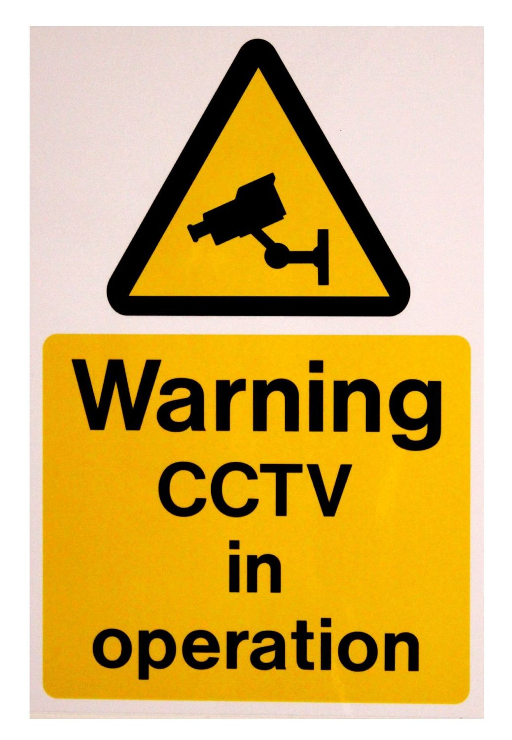 WARNING CCTV IN OPERATION RIGID PVC 150MM X 225MM PACK OF 1 (IS9701RP)