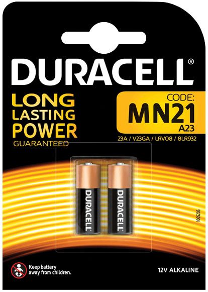 Duracell  MN21 12V Battery (Twin Pack)