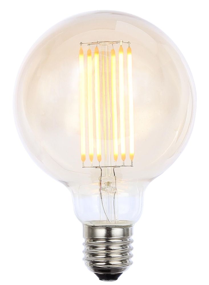 Vintage LED 6W ES G95 Lamp Tinted