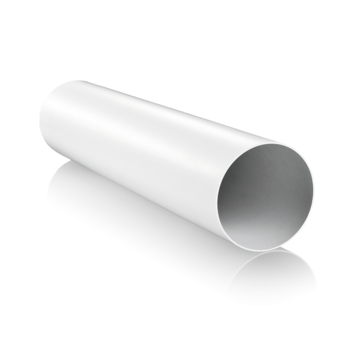 100mm Round PVC Ducting 1000mm Long