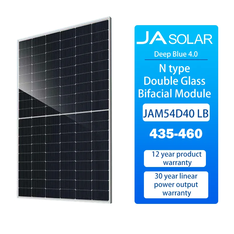 JA Solar 450W All Black Panel PV Bifacial JAM54D41-450-LB