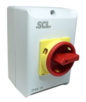 SCL 63A 4P IP65 Enclosed Boxed Isolator Switch
