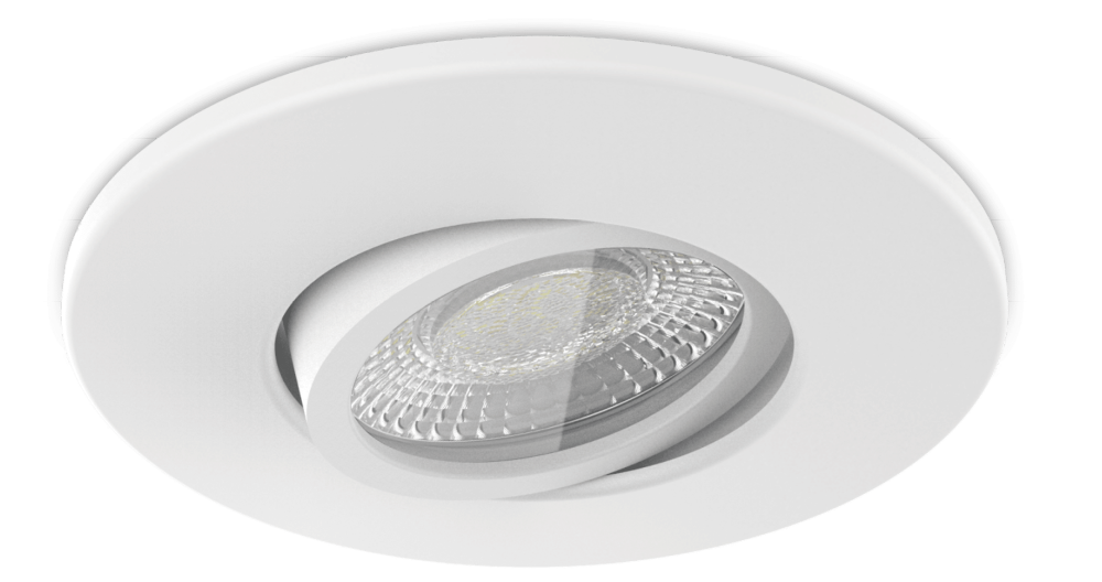 Mauna Fire Can for Retrofit GU10 IP65 White Bezel