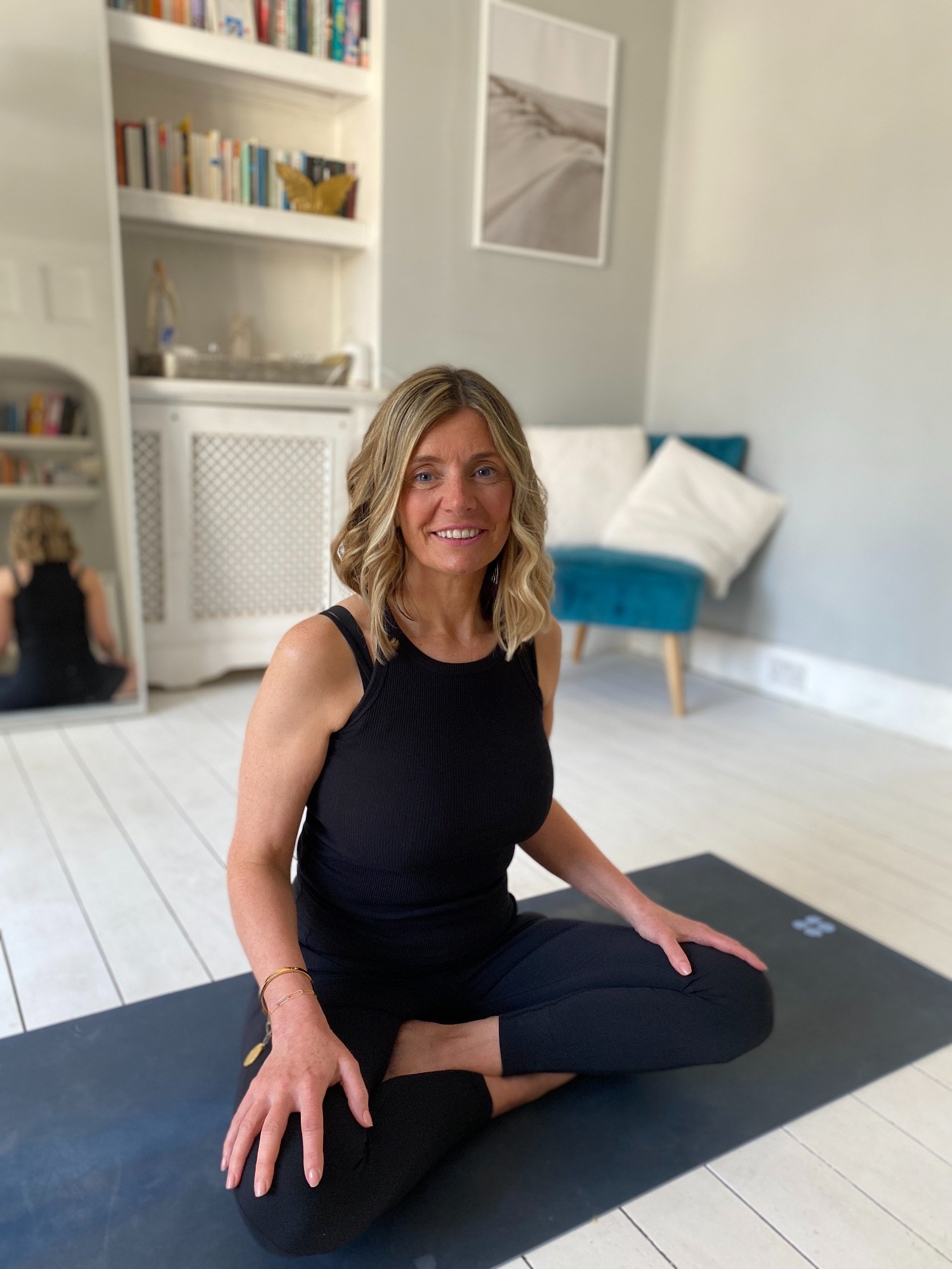 Online yoga classes - image of passage, when one teaches, two learn