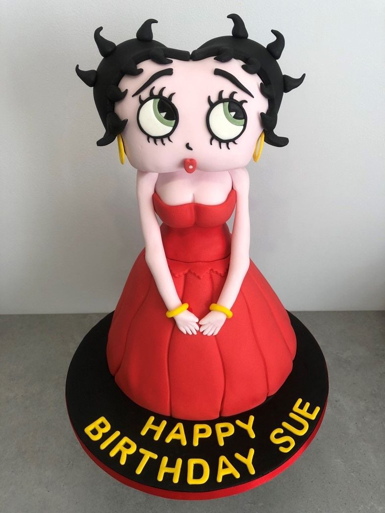 Betty Boop Birthday Cake