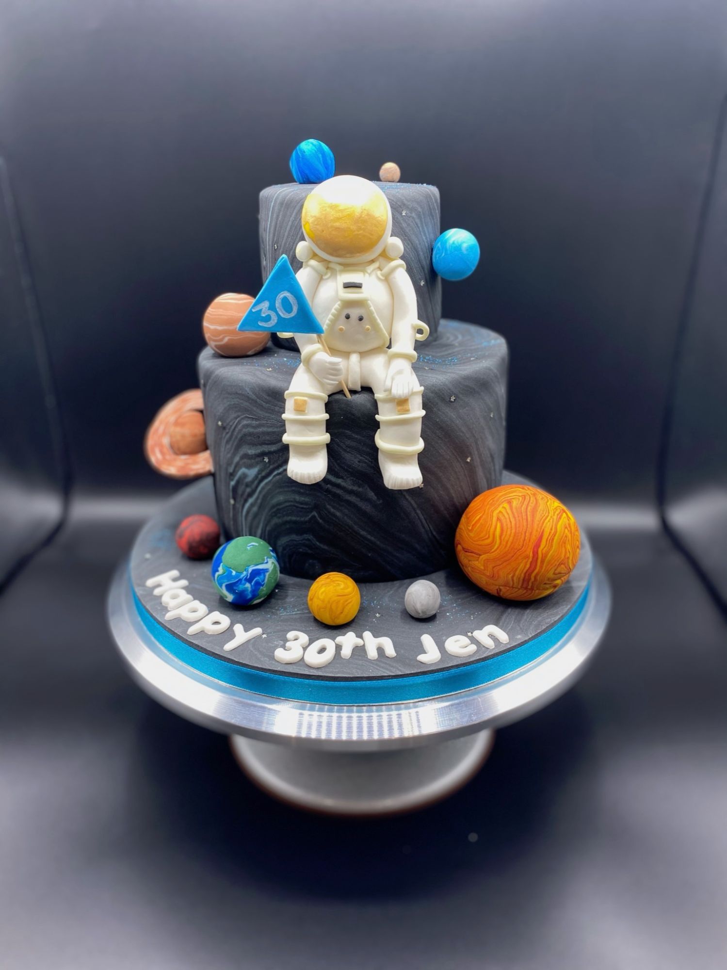 Spaceman Birthday Cake