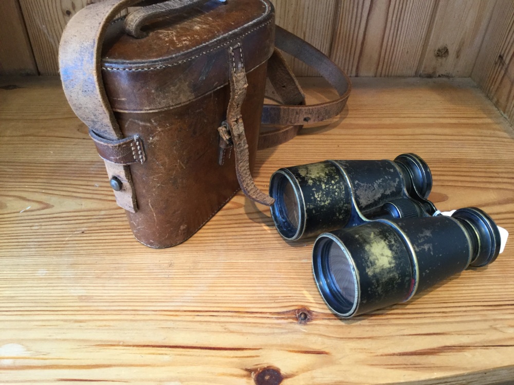Vintage French Navy Binoculars 