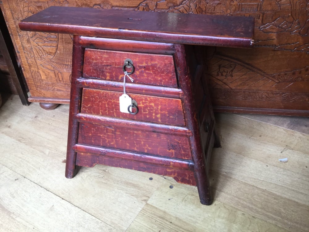 Antique Oriental Barbers stool