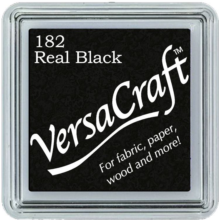 Versacraft Ink Pad Real Black (fabric, wood, paper etc)