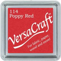 Versacraft Ink Pad Poppy Red (fabric, wood, paper etc)