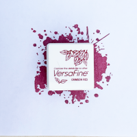 Crimson Red Versafine Ink (fine detail logos for paper and card)