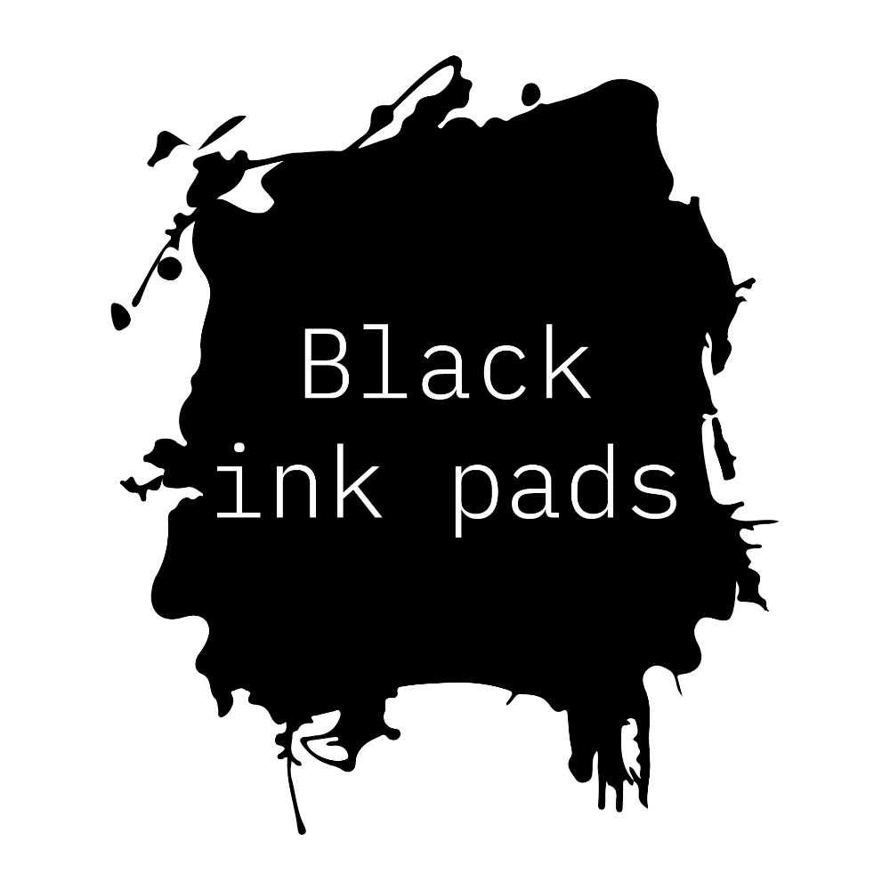 Black ink pads