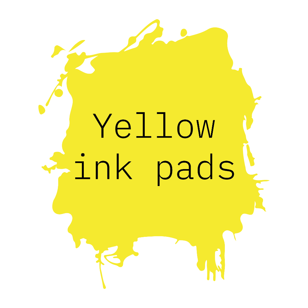 Yellow ink pads