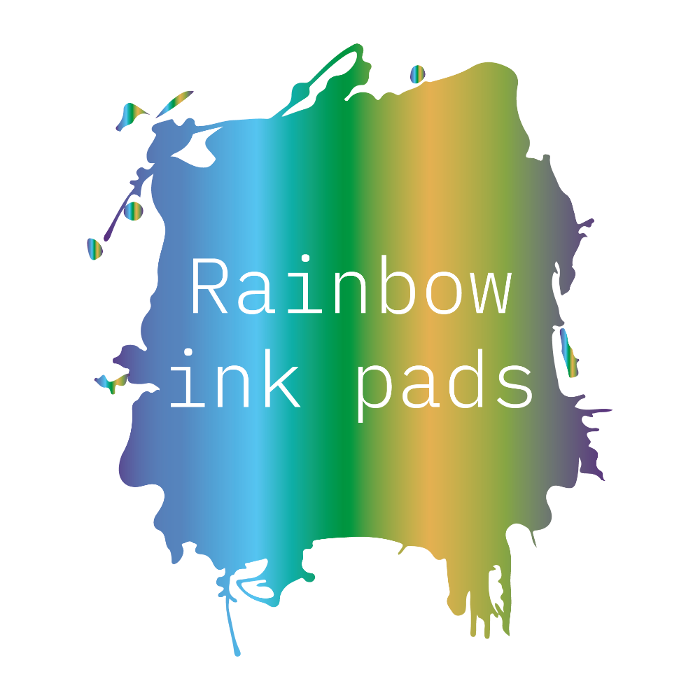 Rainbow ink pads