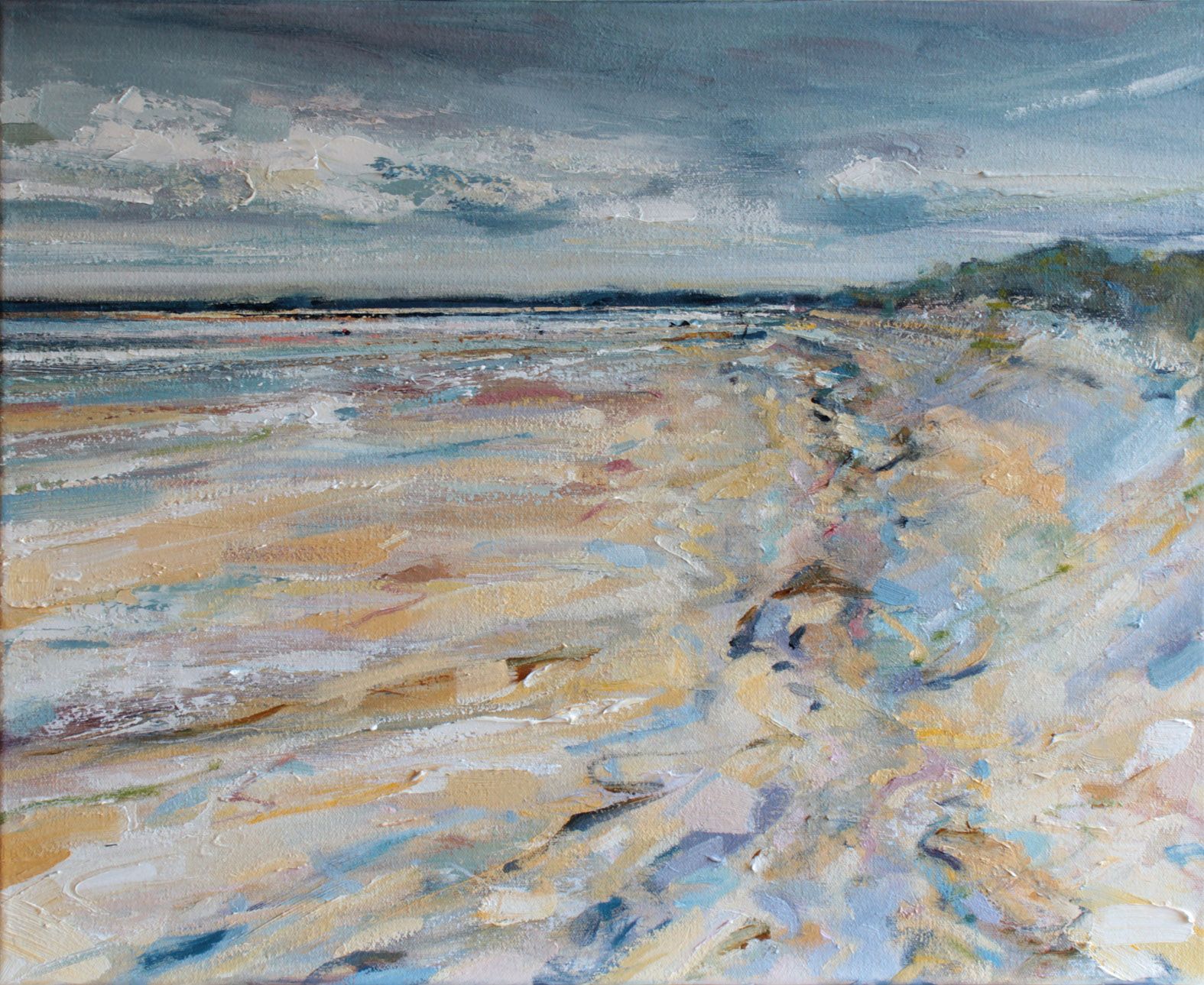 Norflok beach painting