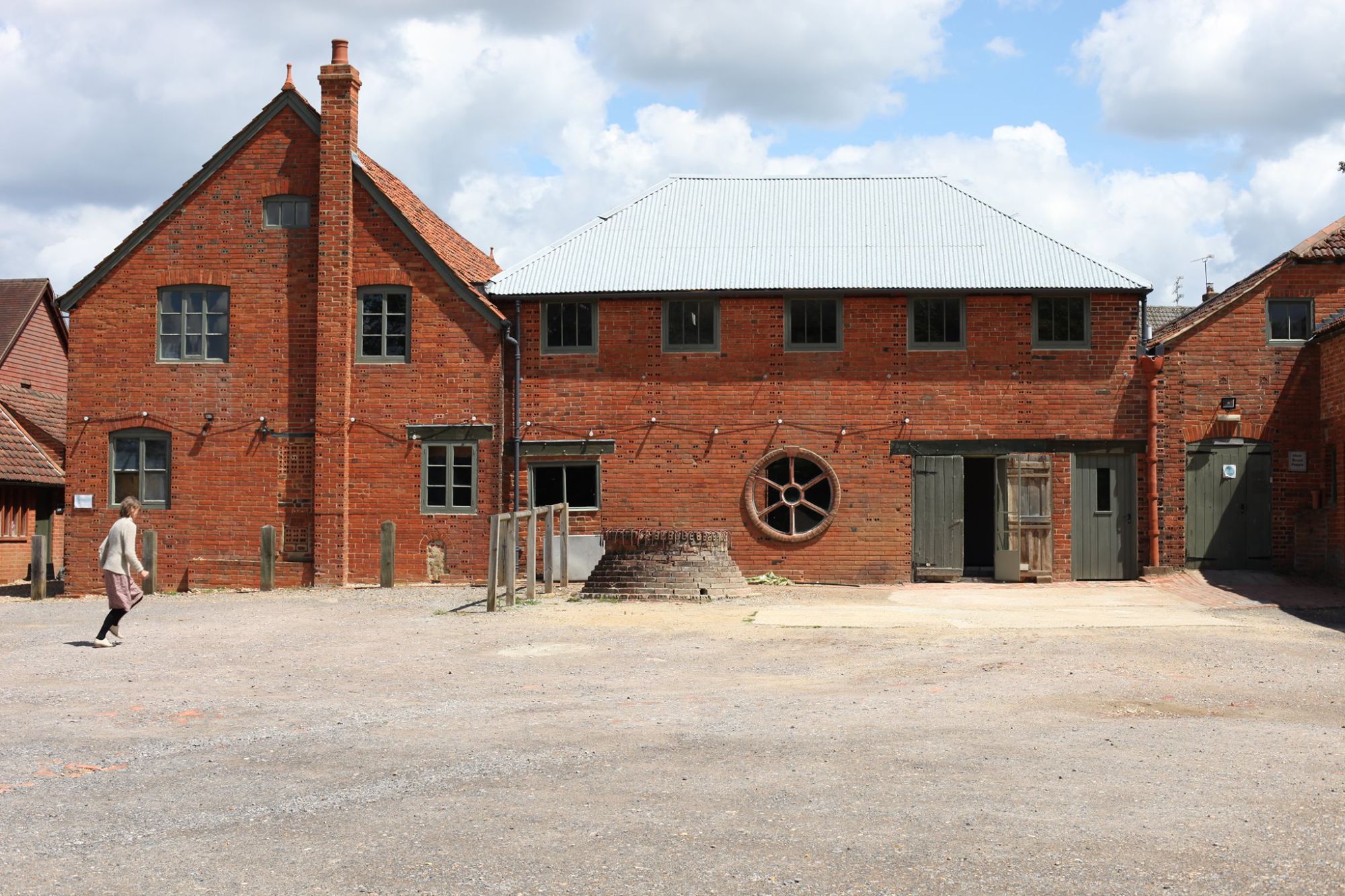 Historic Farnham Pottery building